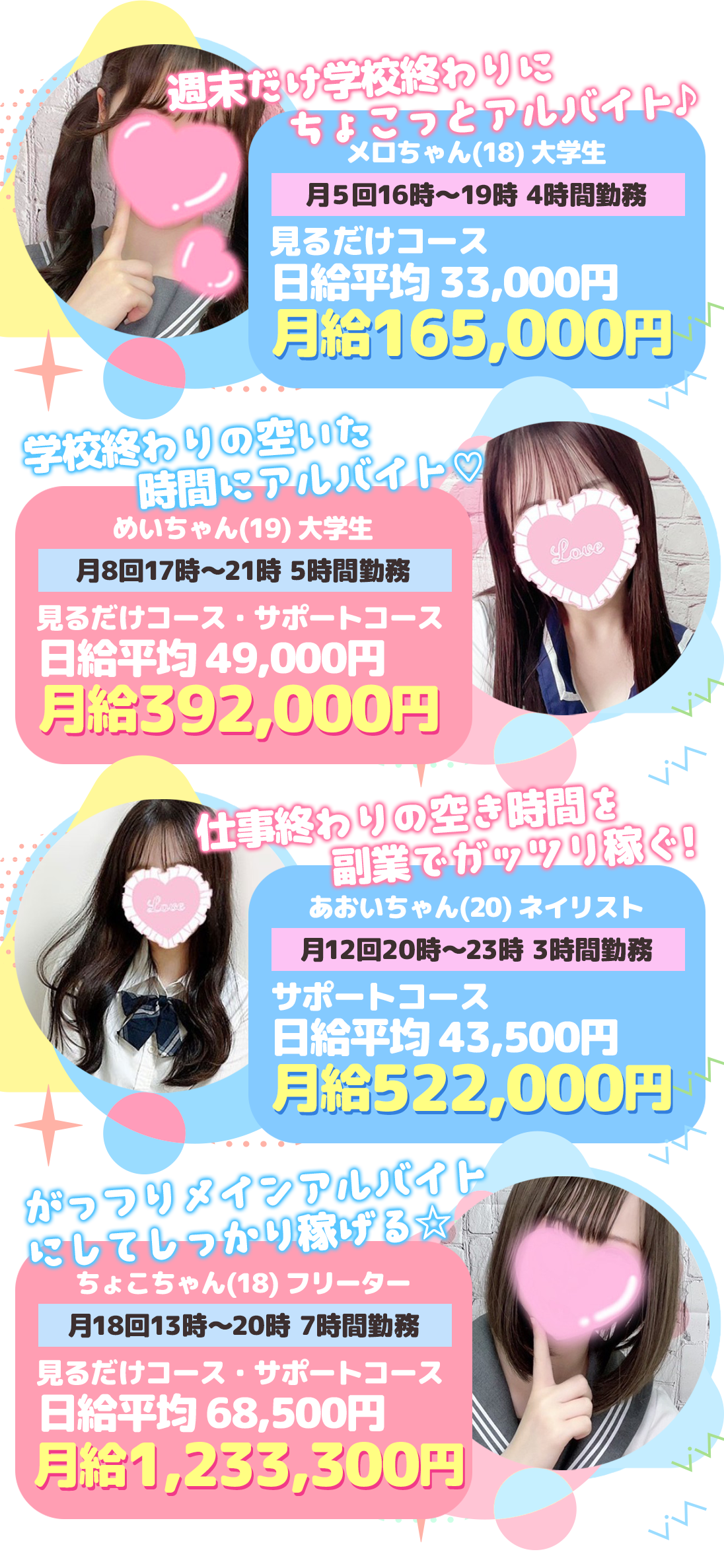 恋っていうから愛にきた 恋愛オナクラ -高収入アルバイト求人-　トップページです。